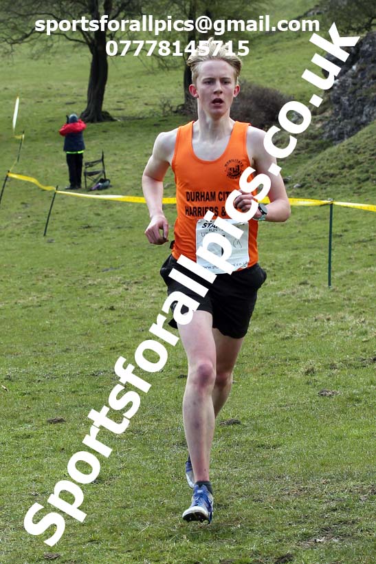 Masters men 2021 NECAA Cross Country Relays, Thornley Farm, Peterlee, Saturday, April 10th. Photo: David T. Hewitson/Sports for All Pics
